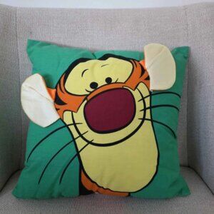 Plush Pillows With Tiger And Bear Designs